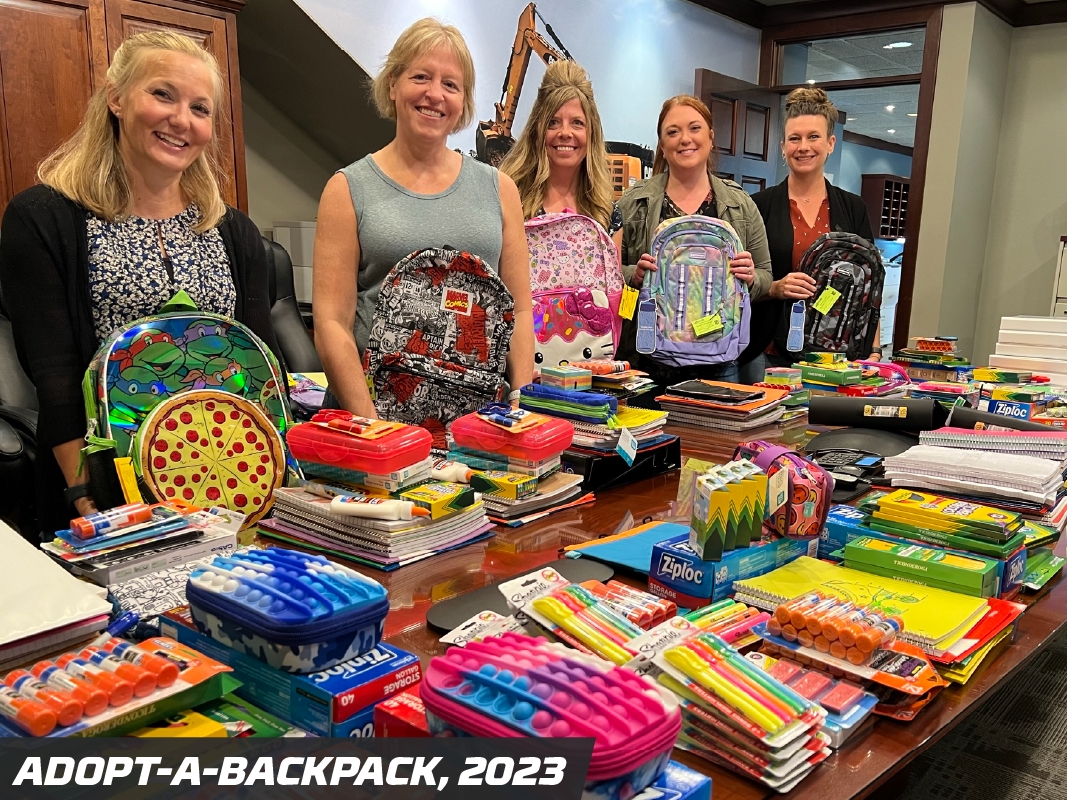 Precision Pipeline Community Involvement: Adopt-a-Backpack, 2023
