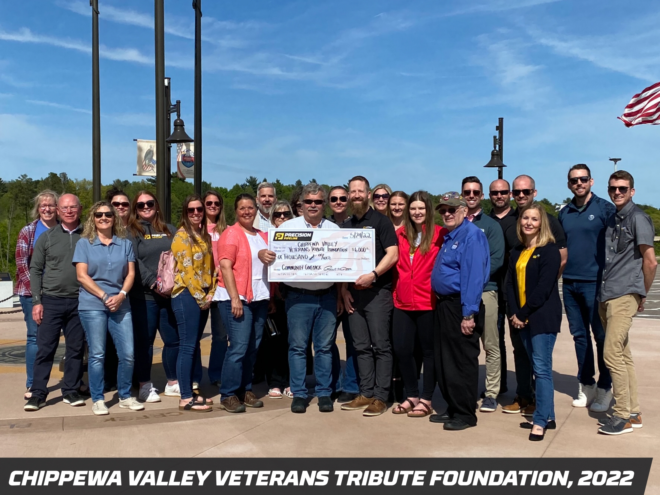 Precision Pipeline Community Involvement: Chippewa Valley Veterans Tribute Foundation, 2022