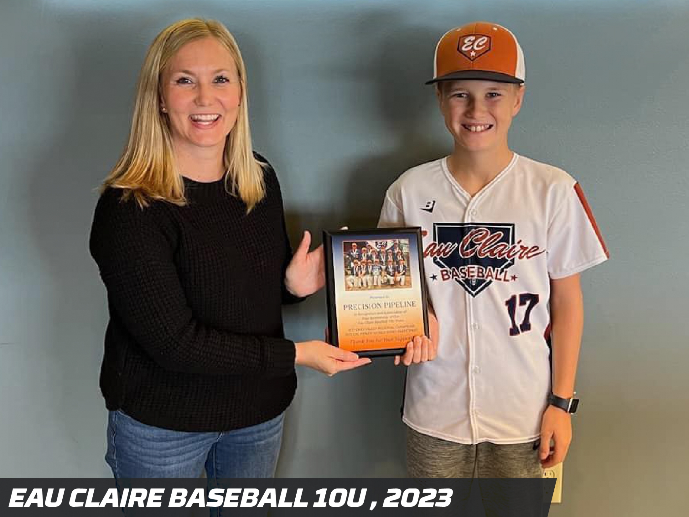 Precision Pipeline Community Involvement: Eau Claire Baseball 10U 2023