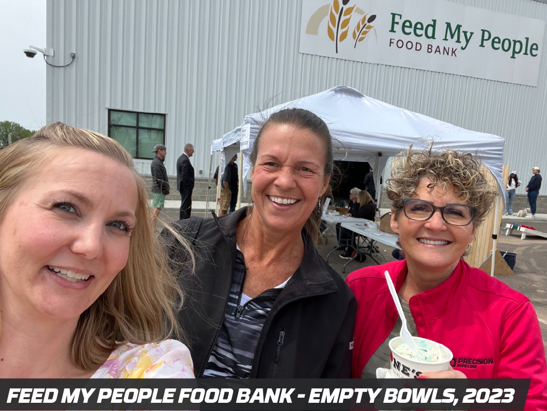 Precision Pipeline Community Involvement: Feed My People Food Bank - Empty Bowls, 2023