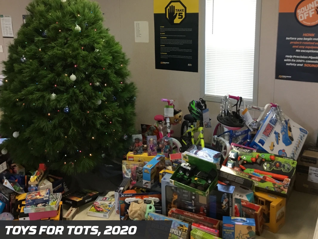 Precision Infrastructure Community Involvement: Toys for Tots 2020