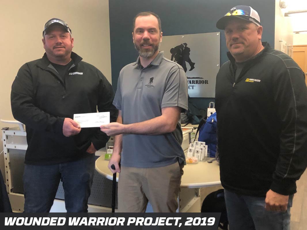 Precision Infrastructure Community Involvement: Wounded Warrior Project, 2019